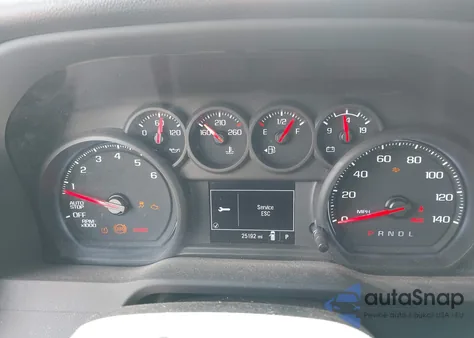 2022 Chevrolet Silverado 1500 2Wd Long Bed Wt из США, поврежденный, VIN 3GCNAAEDXNG590523